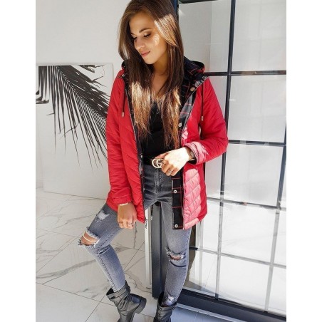 Prechodná dvojstranná dámska parka EMILLIO TY1475 - čierna