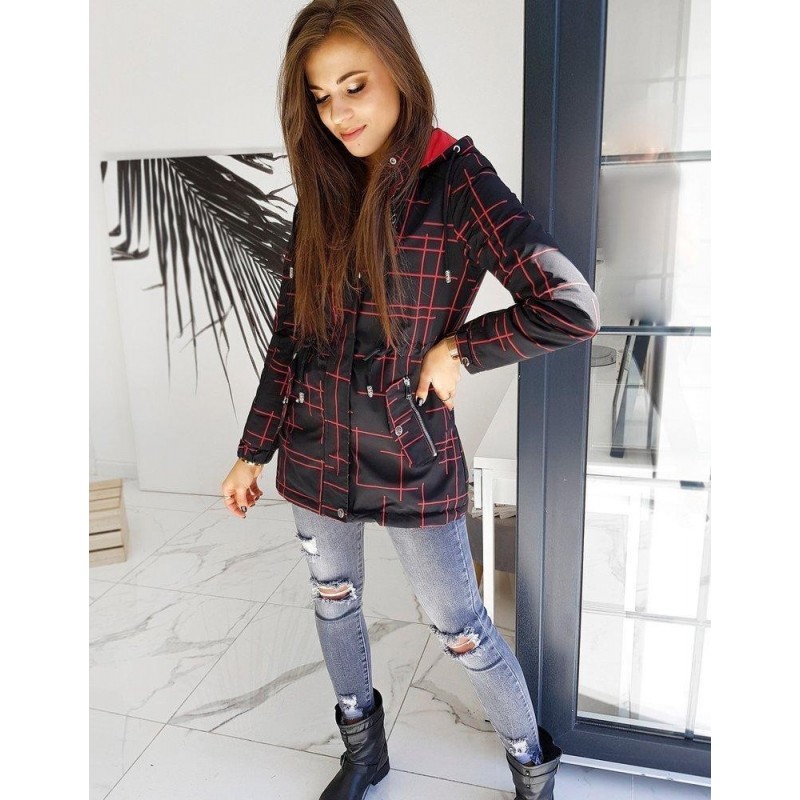 Prechodná dvojstranná dámska parka EMILLIO TY1475 - čierna