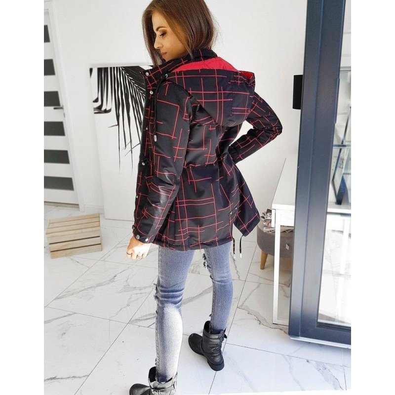 Prechodná dvojstranná dámska parka EMILLIO TY1475 - čierna