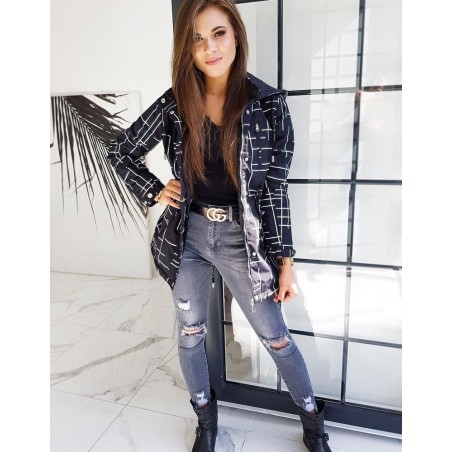 Prechodná dvojstranná dámska parka EMILLIO TY1478 - čierna