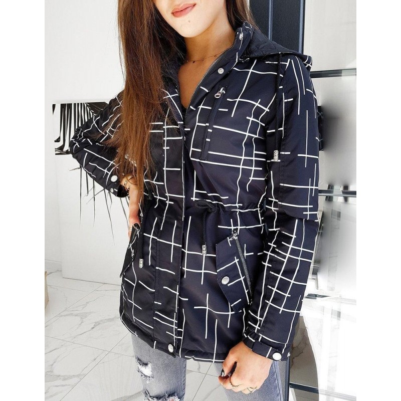 Prechodná dvojstranná dámska parka EMILLIO TY1478 - čierna