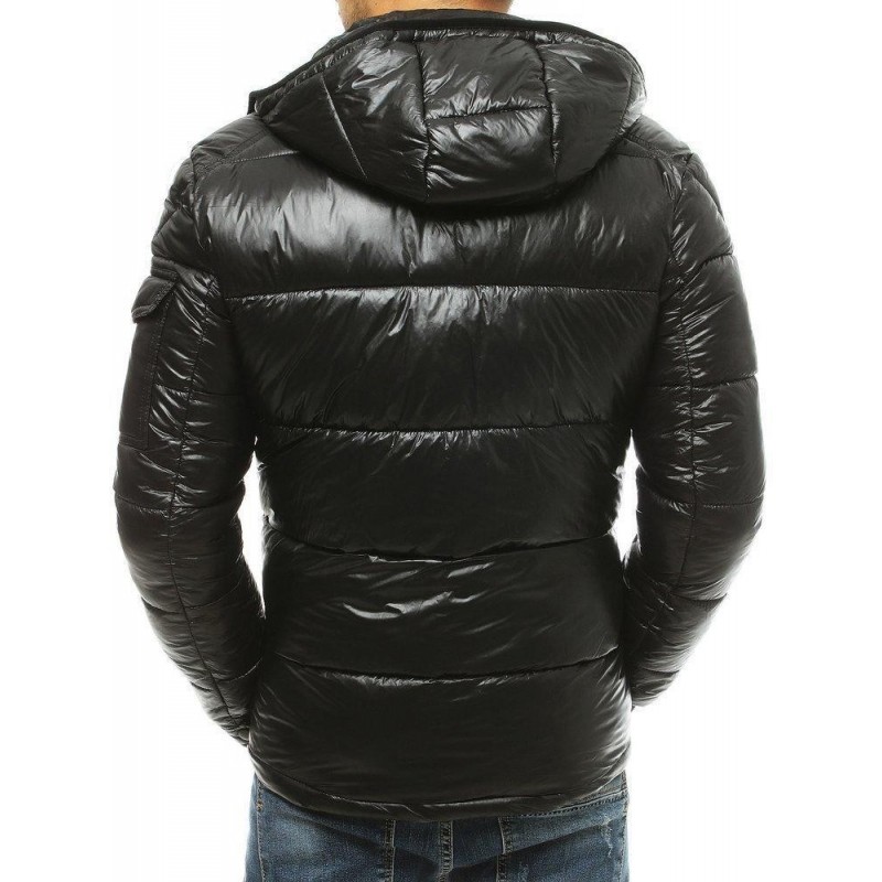 Pánska zimná čierna bunda TX3467