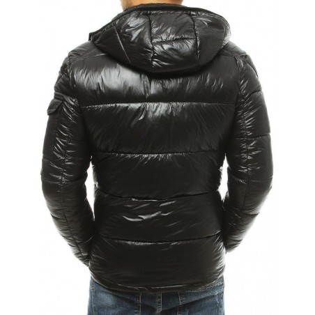 Pánska zimná čierna bunda TX3467