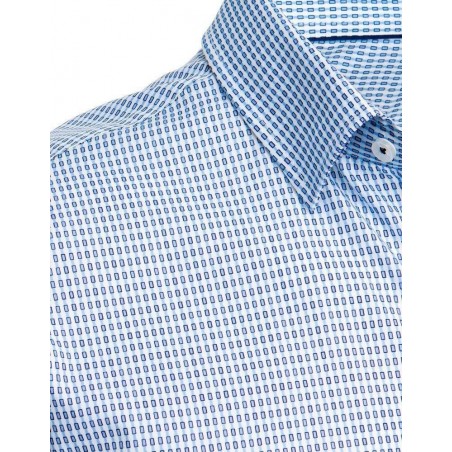 Pánska košeľa so vzorom DX1948 - biela
