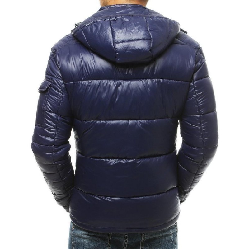 Pánska zimná tmavomodrá bunda TX3471