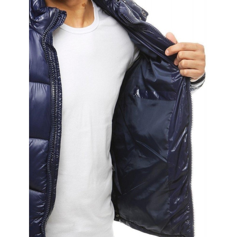 Pánska zimná tmavomodrá bunda TX3471