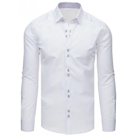 Pánska košeľa hladká (dx1621) - biela