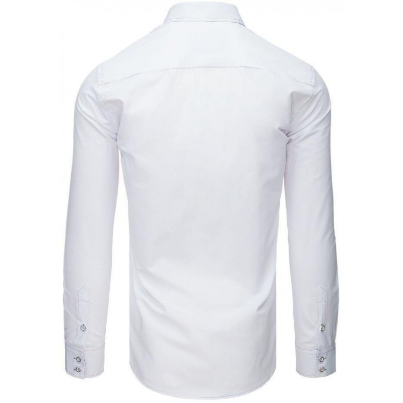 Pánska košeľa hladká (dx1621) - biela