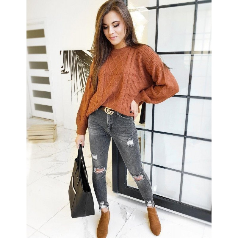 Dámsky kamelový sveter DIVISION MY0799