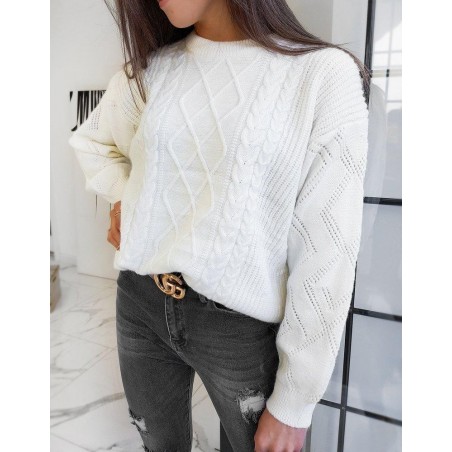 Dámsky béžový sveter DIVISION MY0800