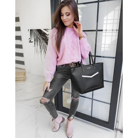 Dámsky ružový sveter DIVISION MY0801