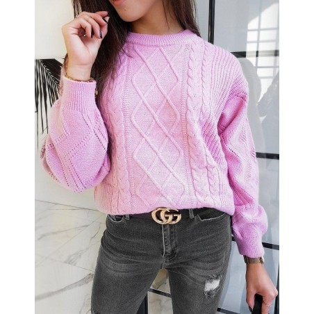 Dámsky ružový sveter DIVISION MY0801