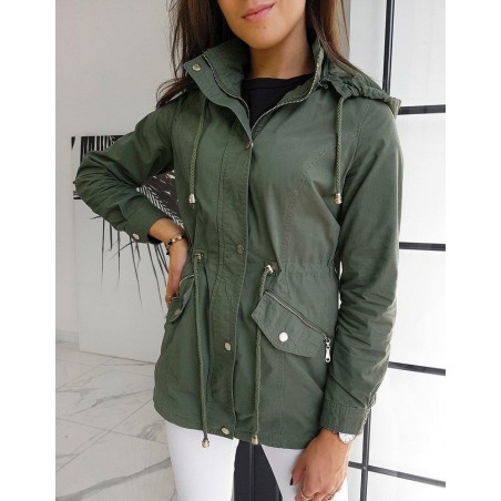 Zelená dámska parka FIRIMA TY1526