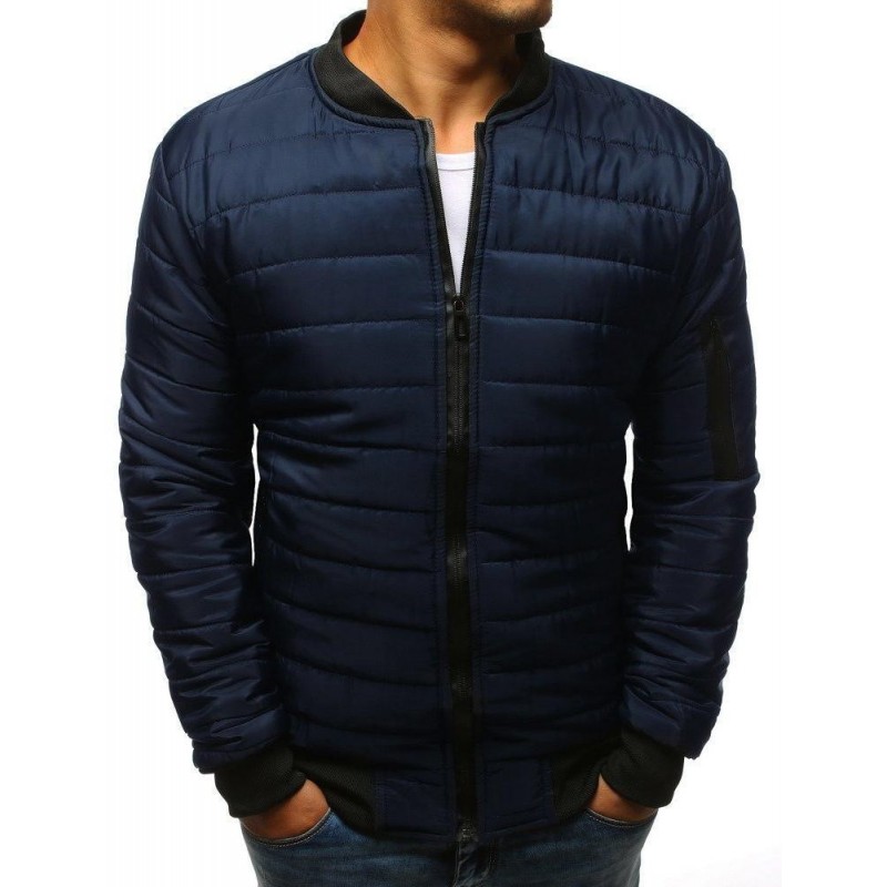 Tmavomodrá pánska prechodná bombera TX2205