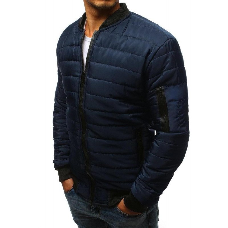 Tmavomodrá pánska prechodná bombera TX2205