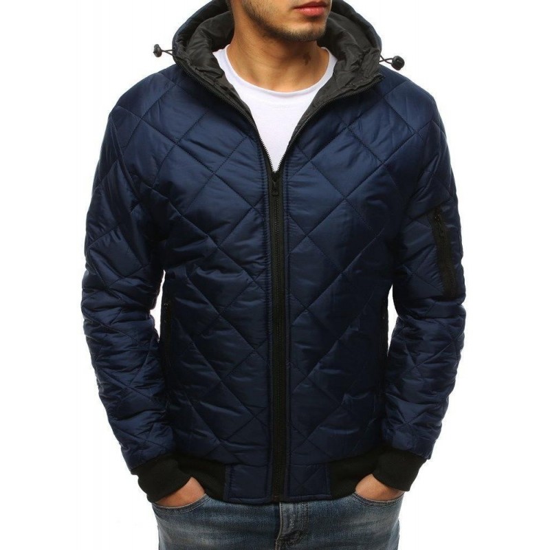 Tmavomodrá pánska prechodná bunda TX2602