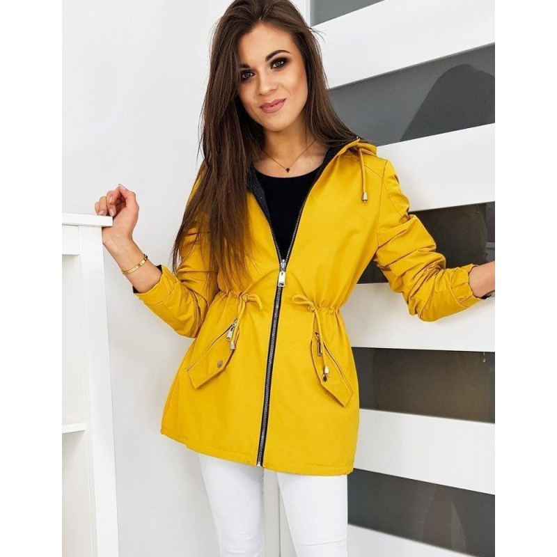 Žltá obojstranná dámska parka SILLA TY1200