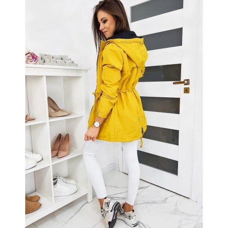 Žltá obojstranná dámska parka SILLA TY1200