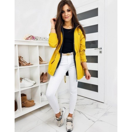 Žltá obojstranná dámska parka SILLA TY1200