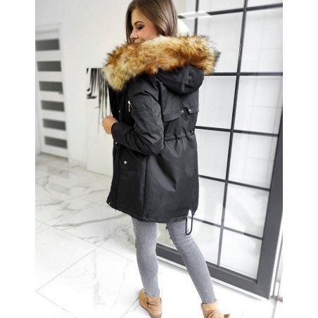 Dámska parka COTOFINO 2v1 TY1432 - čierna