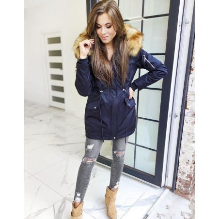 Dámska parka COTOFINO 2v1 TY1435 - tmavomodrá