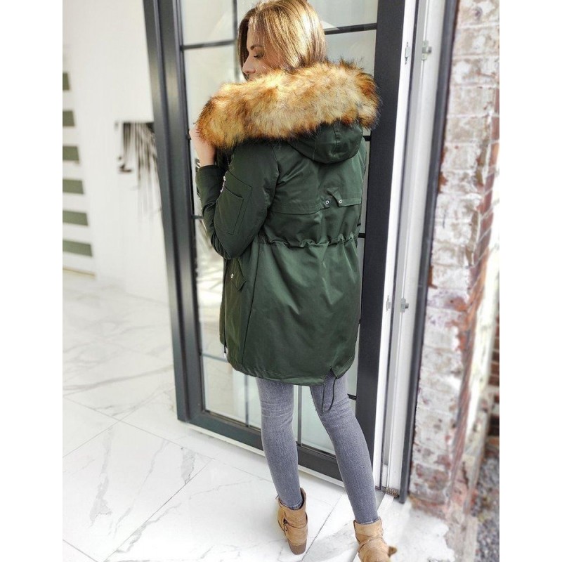 Dámska parka COTOFINO 2v1 TY1436 - zelená