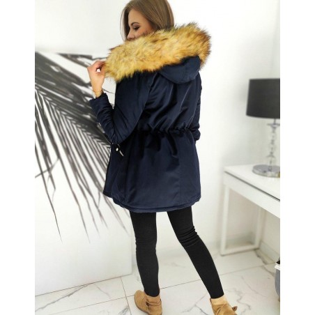 Tmavomodrá dámska zimná parka ENDURO TY1441