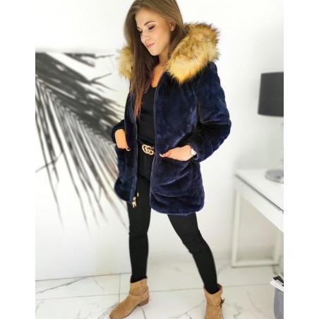 Tmavomodrá dámska zimná parka ENDURO TY1441