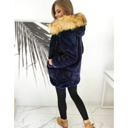 Tmavomodrá dámska zimná parka ENDURO TY1441