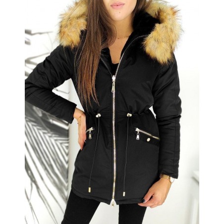 Čierna dámska zimná parka ENDURO TY1443