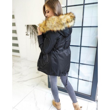 Dámska čierna parka 3v1 VELLA TY1452