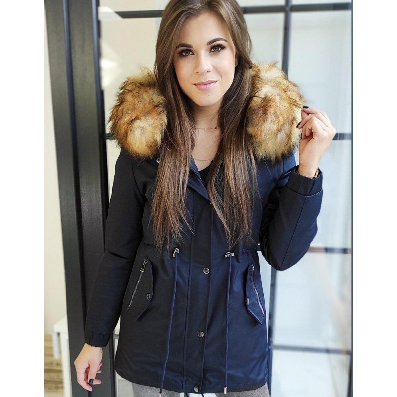 Dámska tmavomodrá parka 3v1 VELLA TY1453