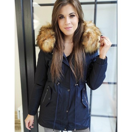 Dámska tmavomodrá parka 3v1 VELLA TY1453