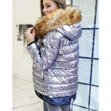 Dámska tmavomodrá parka 3v1 VELLA TY1453