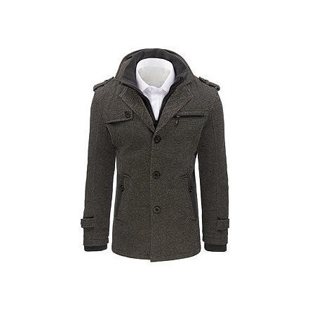 Pánsky kabát  (cx0383) - sivý veľ. XL