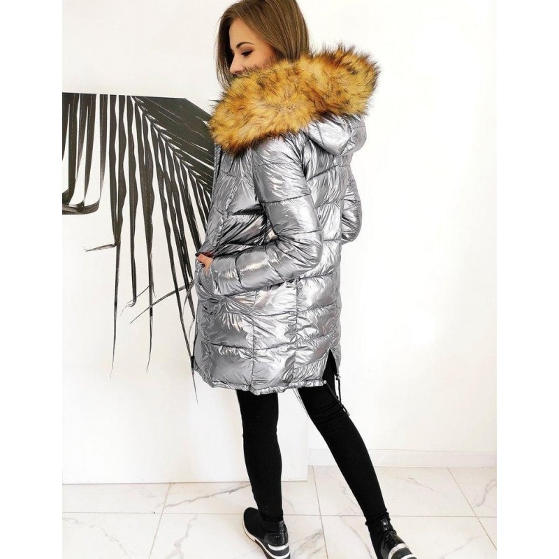 Dvojstranná dámska parka RENEVI 2v1 TY1467 - čierna