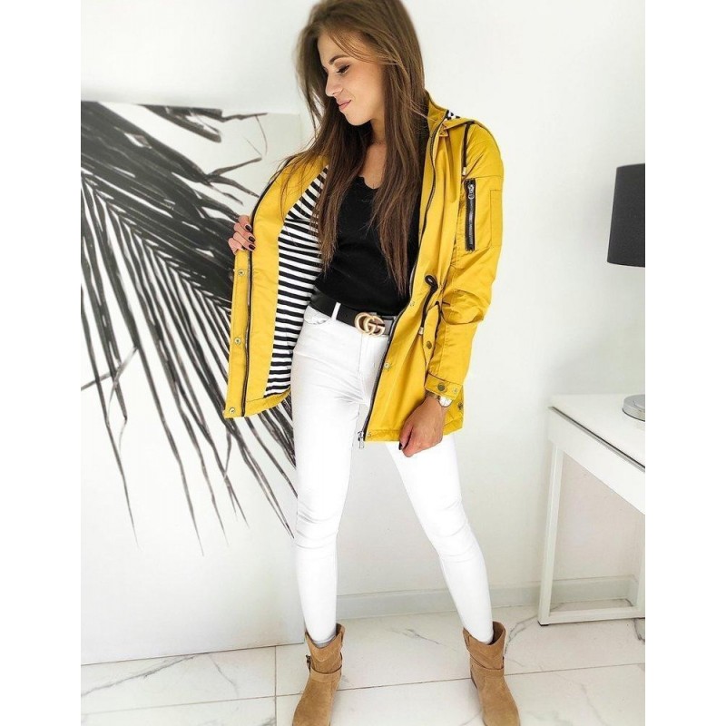 Dámska žltá parka STENDI TY1485