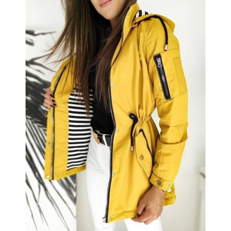 Dámska žltá parka STENDI TY1485