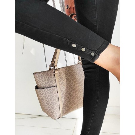 Dámske čierne rifle Skinny Fit YORKE UY0590