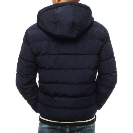 Dvojstranná zimná pánska bunda TX3525 - tmavomodrá