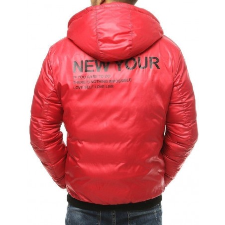 Dvojstranná zimná pánska bunda TX3525 - tmavomodrá