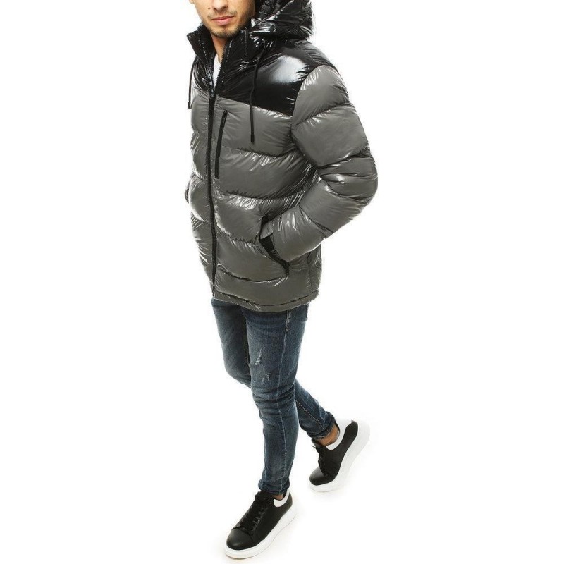 Pánska zimná bunda TX3528 - sivá