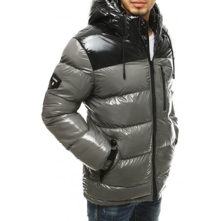 Pánska zimná bunda TX3528 - sivá