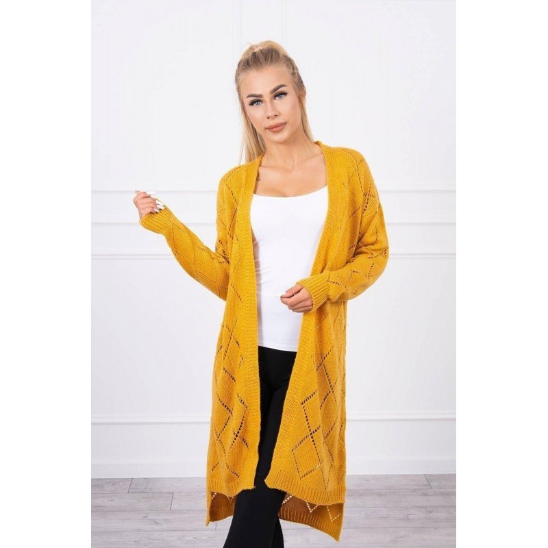 Kardigán pre dámy 2020-4 - horčicový