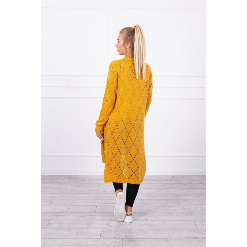 Kardigán pre dámy 2020-4 - horčicový