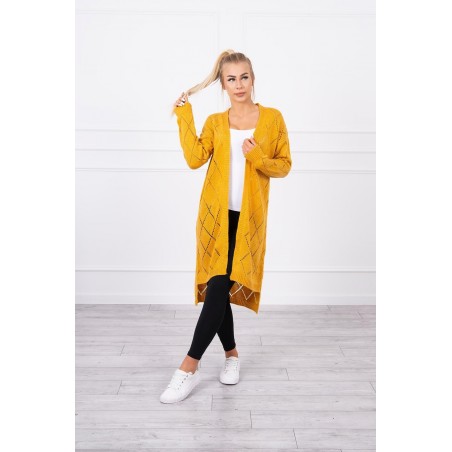 Kardigán pre dámy 2020-4 - horčicový
