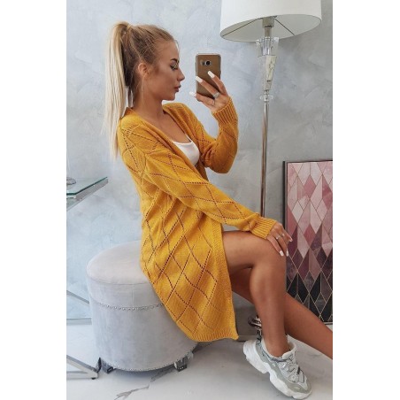 Kardigán pre dámy 2020-4 - horčicový