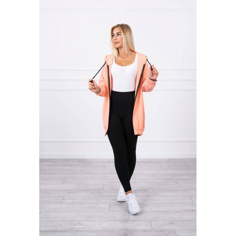 Mikina s potlačou pre dámy 9117 - marhuľová