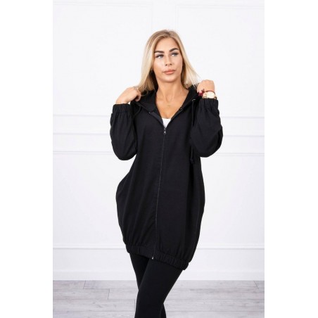 Mikina s potlačou pre dámy 9117 - čierna