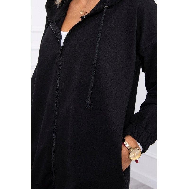 Mikina s potlačou pre dámy 9117 - čierna